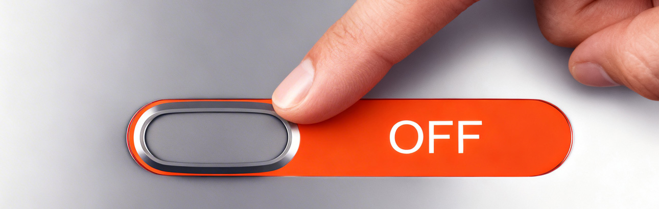Abschaltung (Bild: Freepik AI)